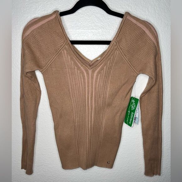 Guess Allie V-Neck Long Sleeve Sweater - Picture 7 of 9